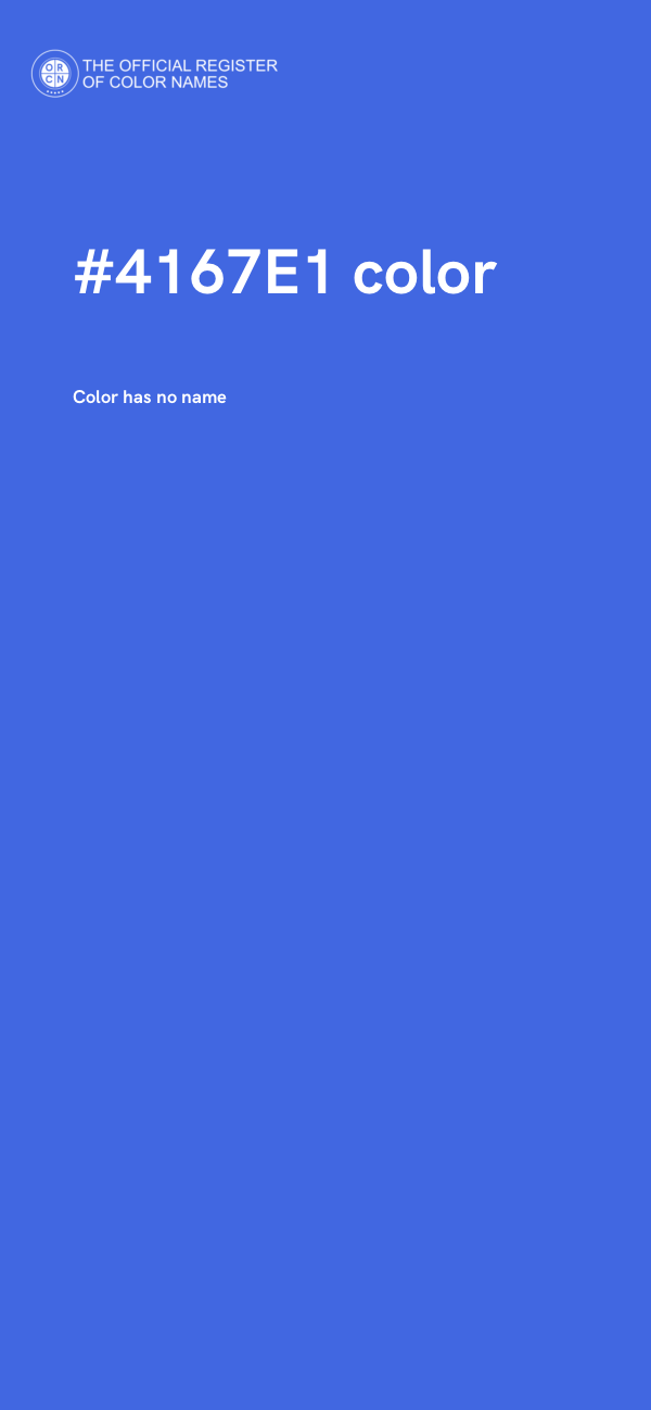 #4167E1 color image