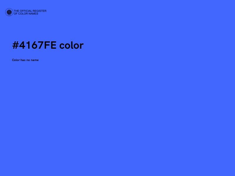 #4167FE color image