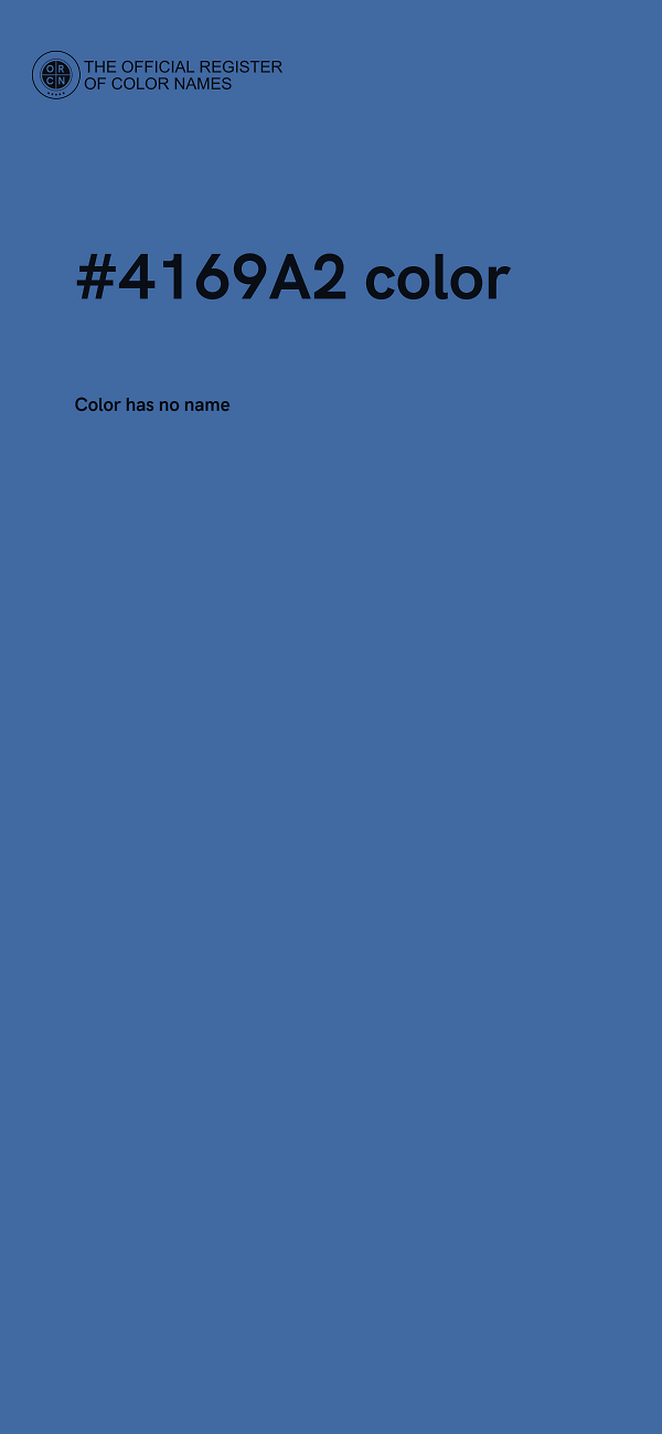 #4169A2 color image