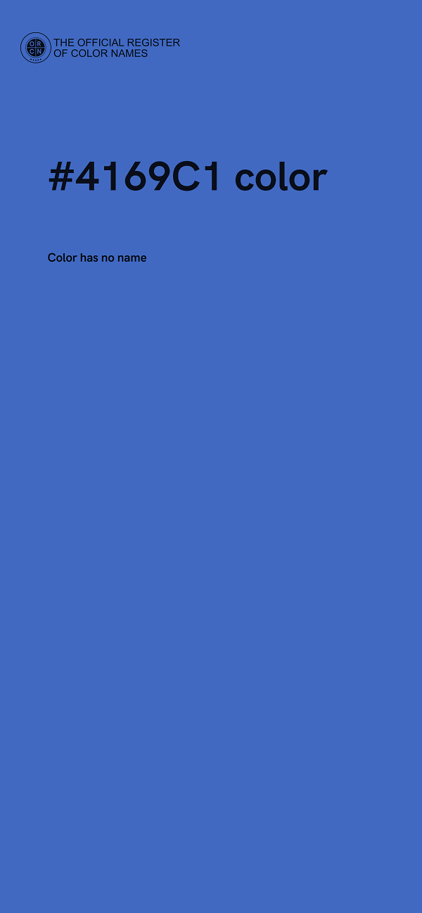 #4169C1 color image