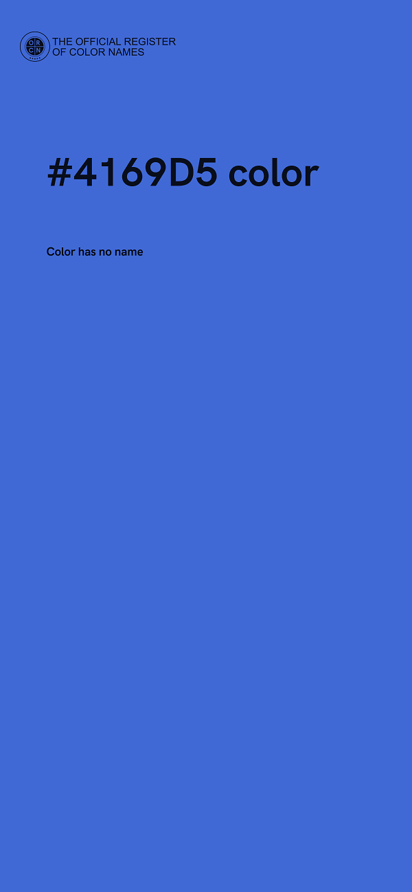 #4169D5 color image