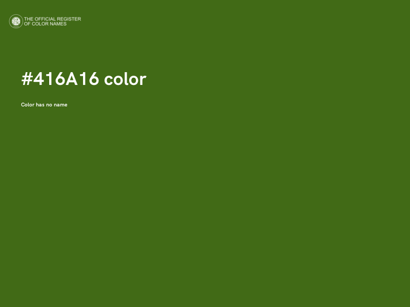 #416A16 color image