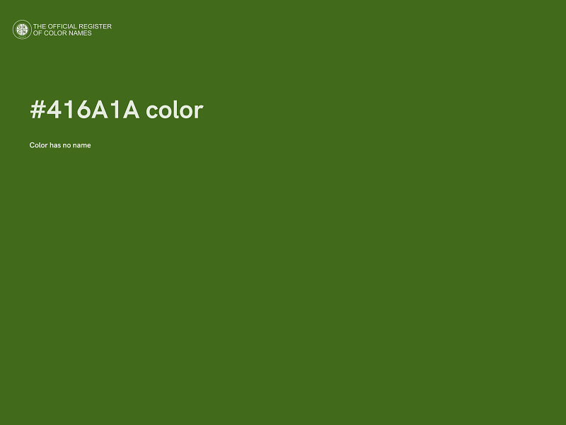 #416A1A color image