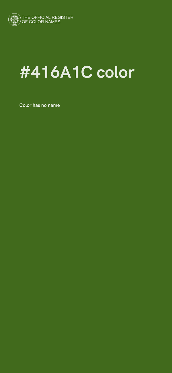 #416A1C color image