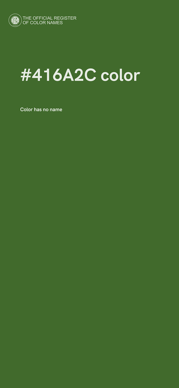 #416A2C color image