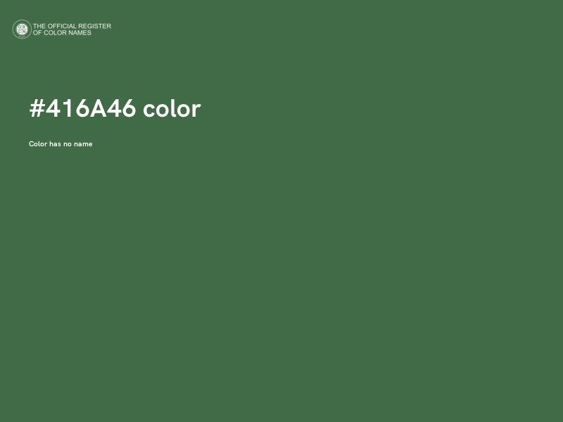 #416A46 color image
