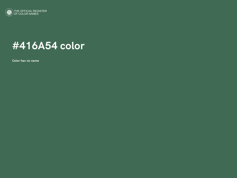 #416A54 color image