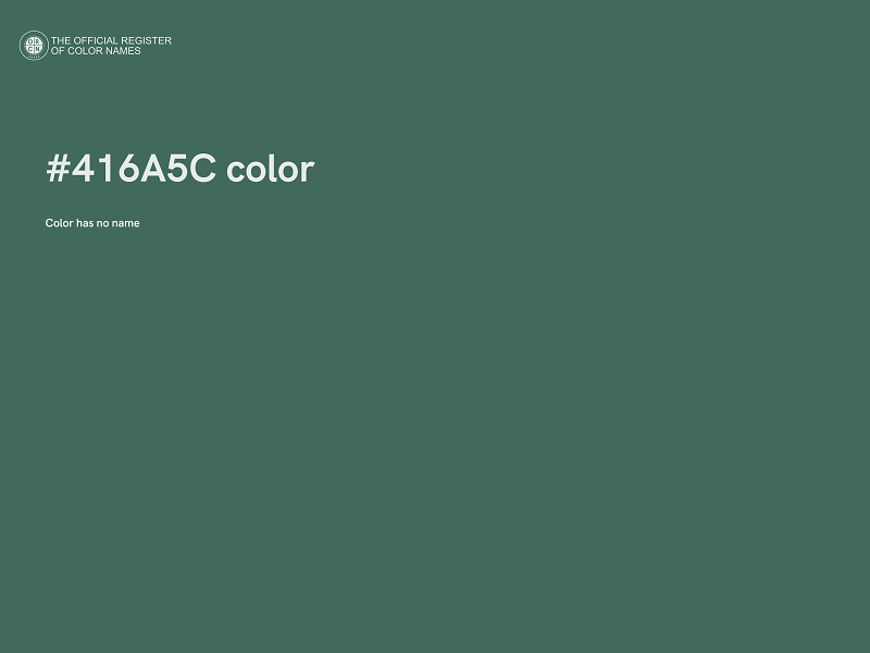 #416A5C color image