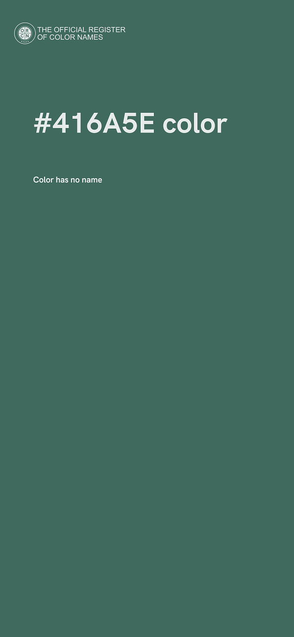 #416A5E color image