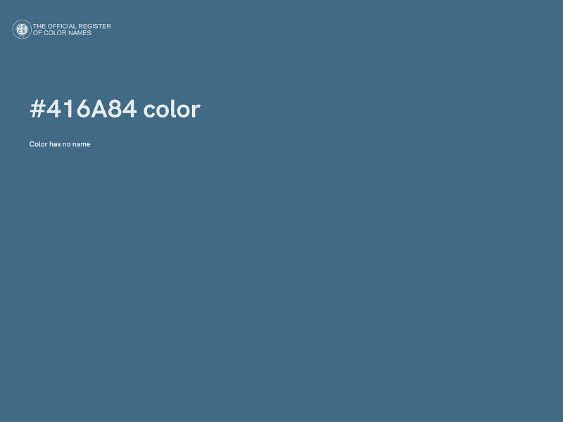 #416A84 color image