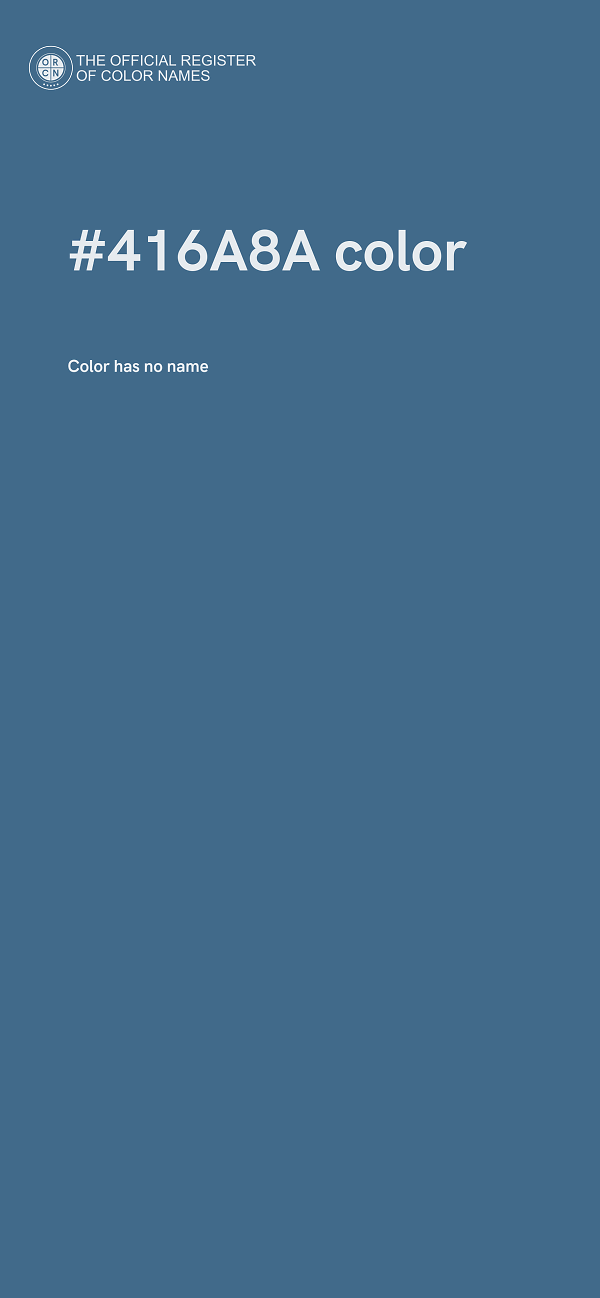 #416A8A color image