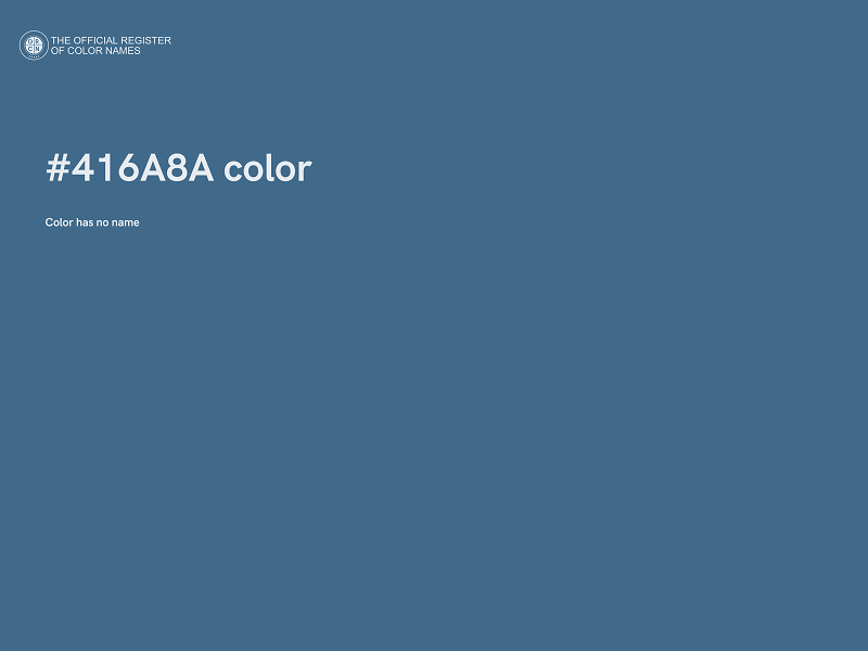 #416A8A color image