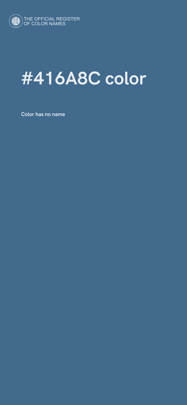 #416A8C color image