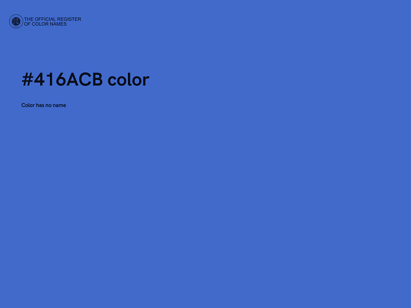 #416ACB color image