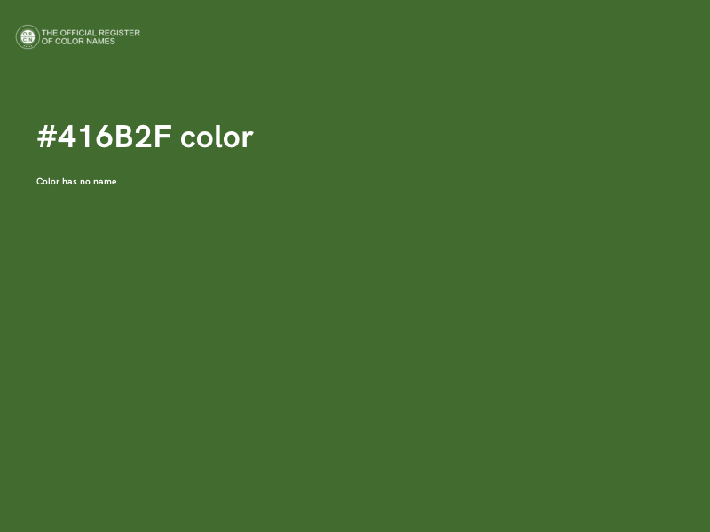 #416B2F color image