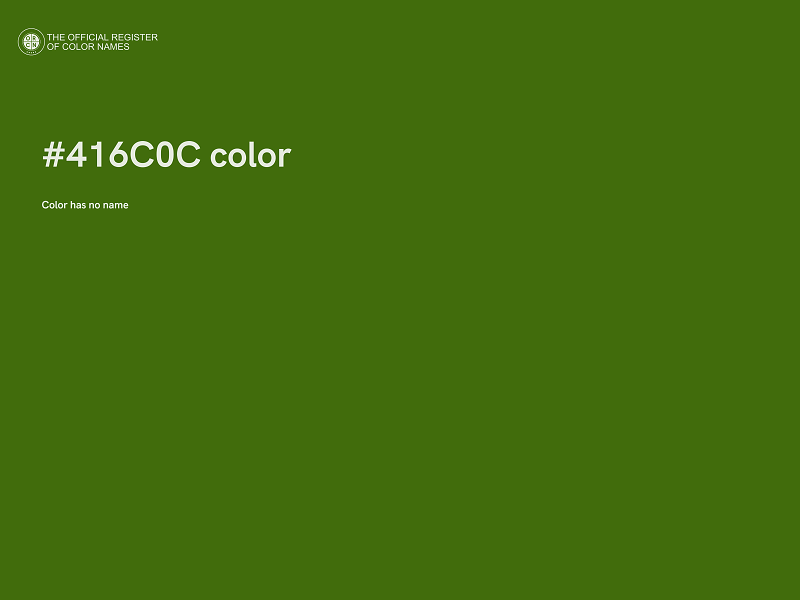#416C0C color image
