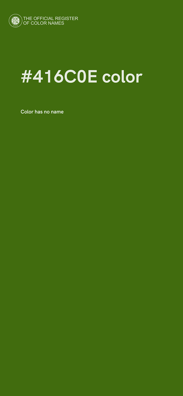 #416C0E color image