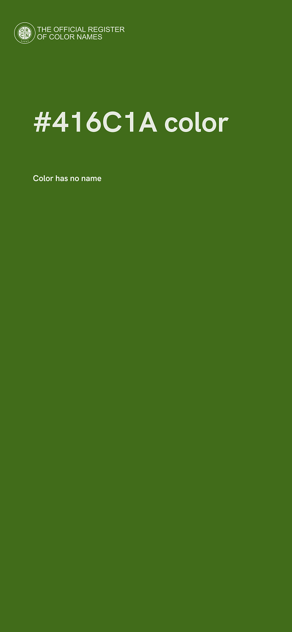 #416C1A color image