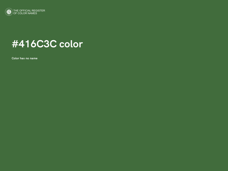 #416C3C color image