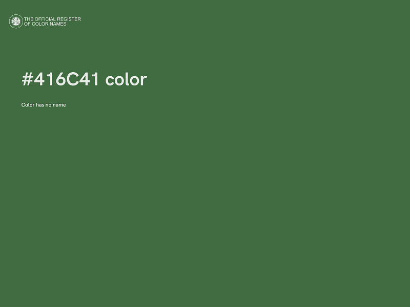 #416C41 color image