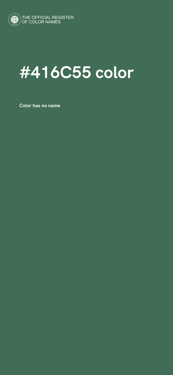 #416C55 color image