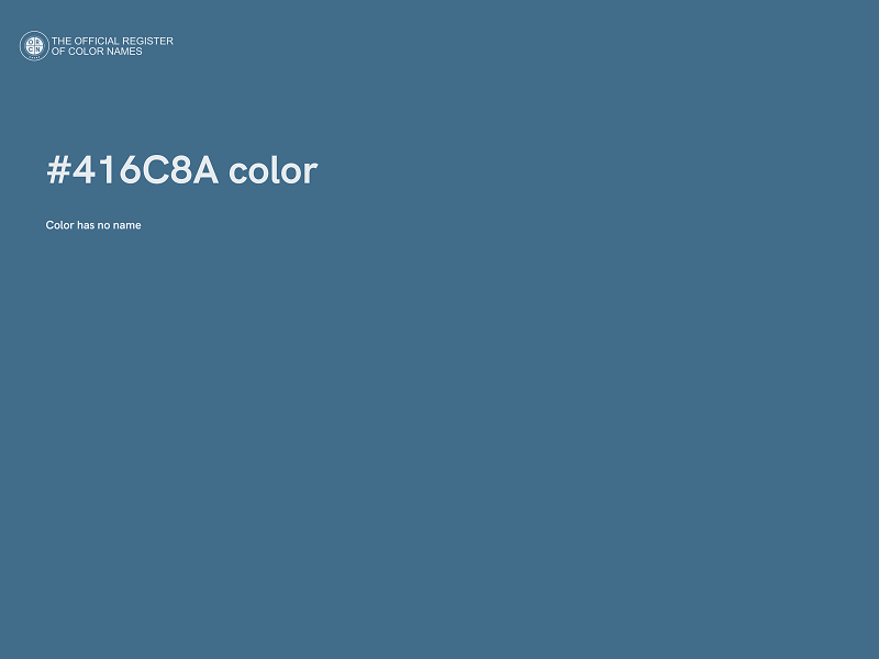 #416C8A color image