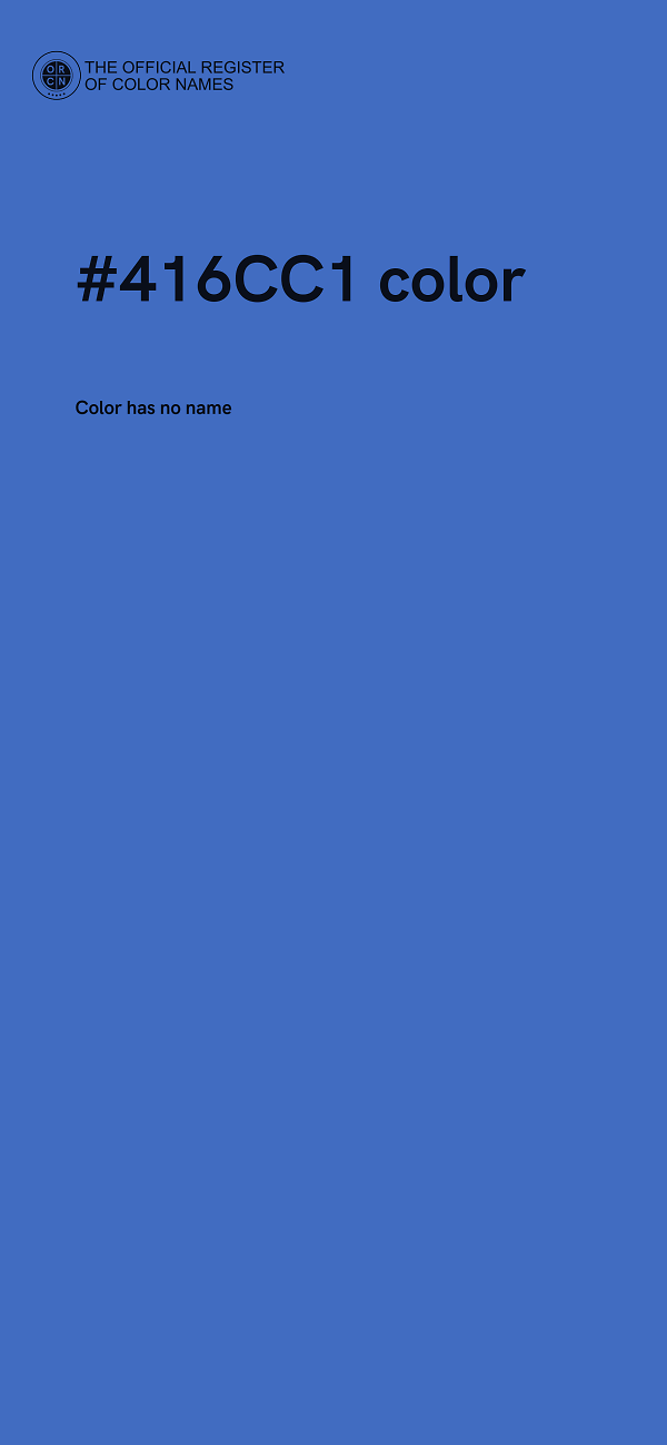 #416CC1 color image