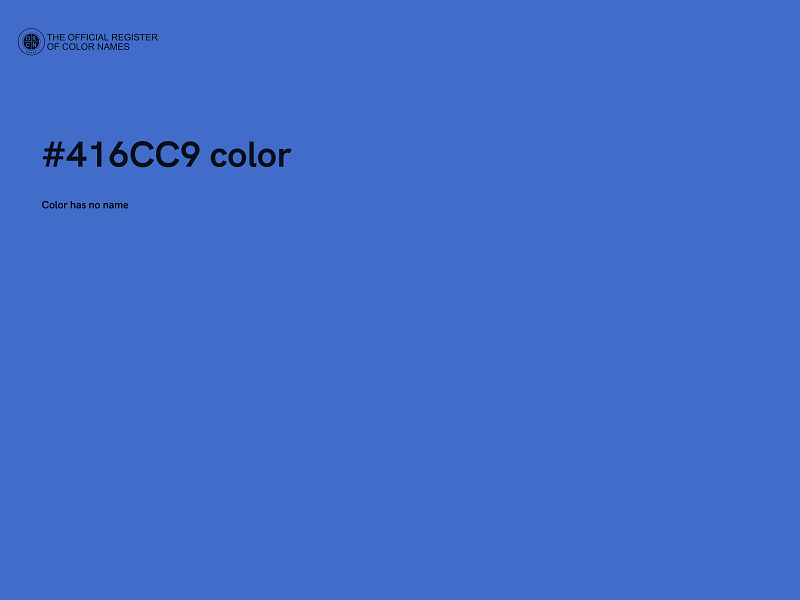 #416CC9 color image