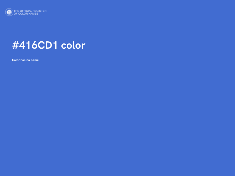#416CD1 color image