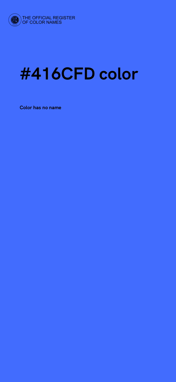 #416CFD color image