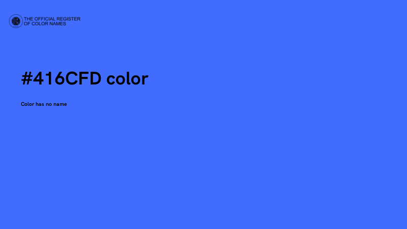 #416CFD color image