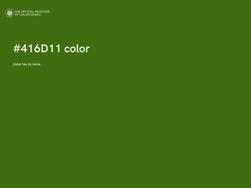 #416D11 color image