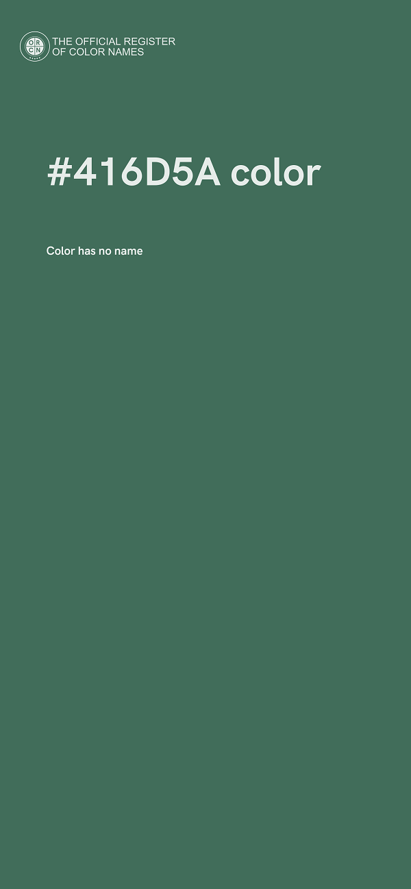 #416D5A color image