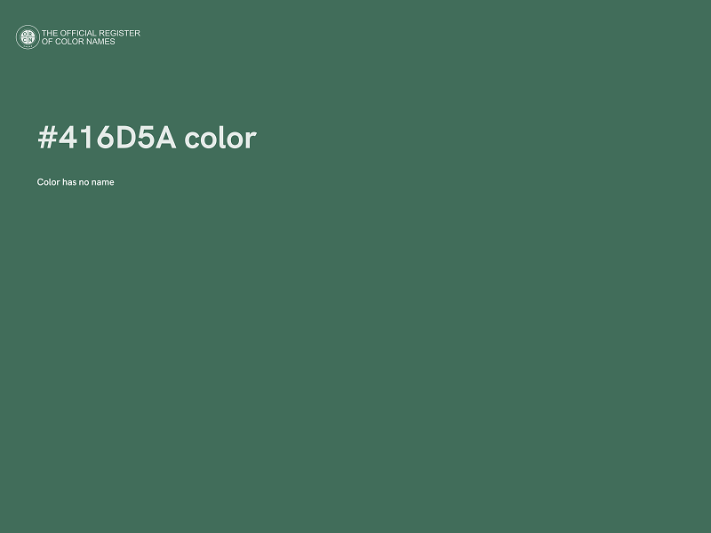 #416D5A color image