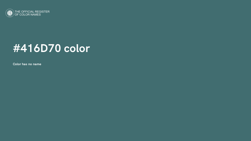 #416D70 color image