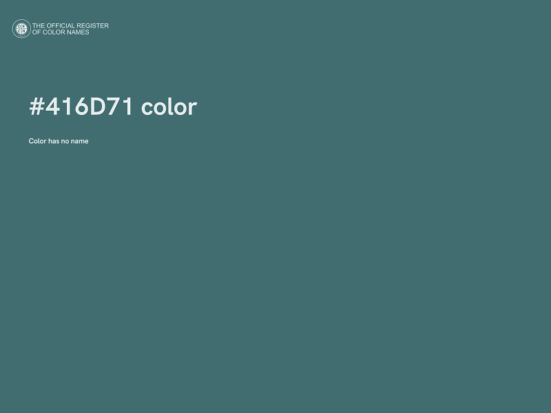 #416D71 color image