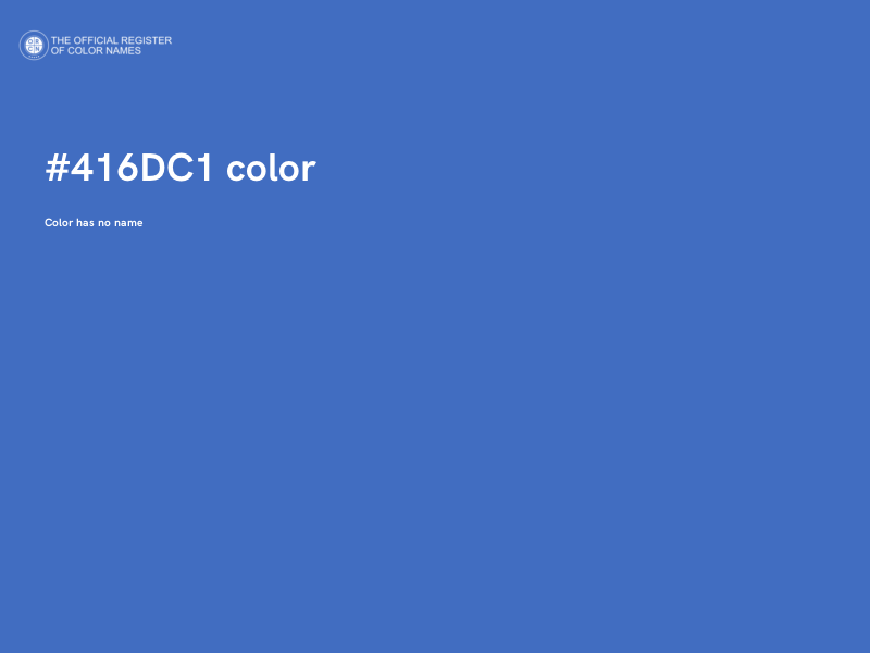 #416DC1 color image