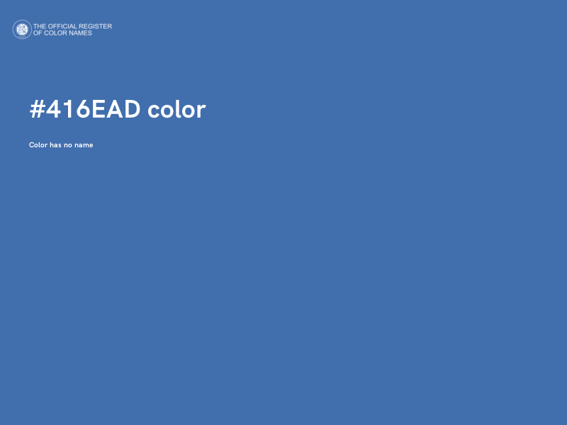 #416EAD color image