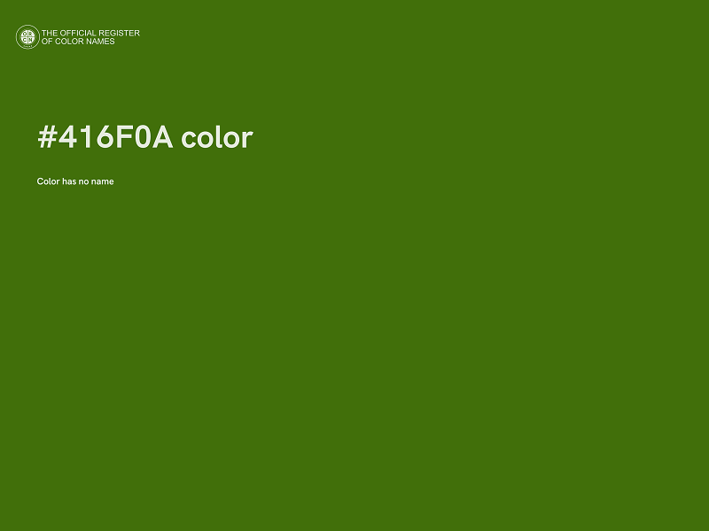 #416F0A color image