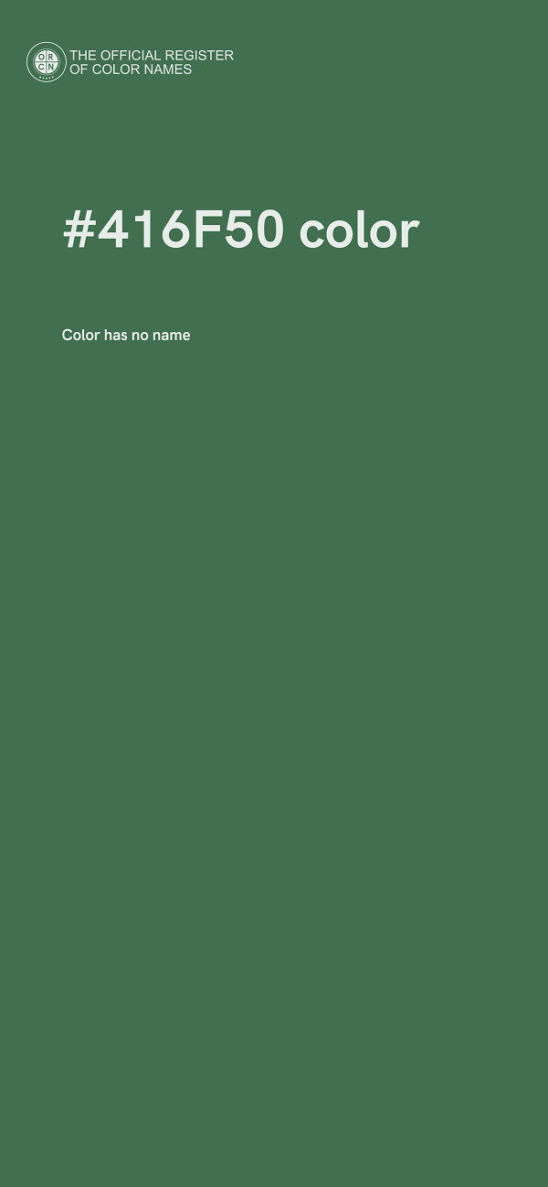 #416F50 color image