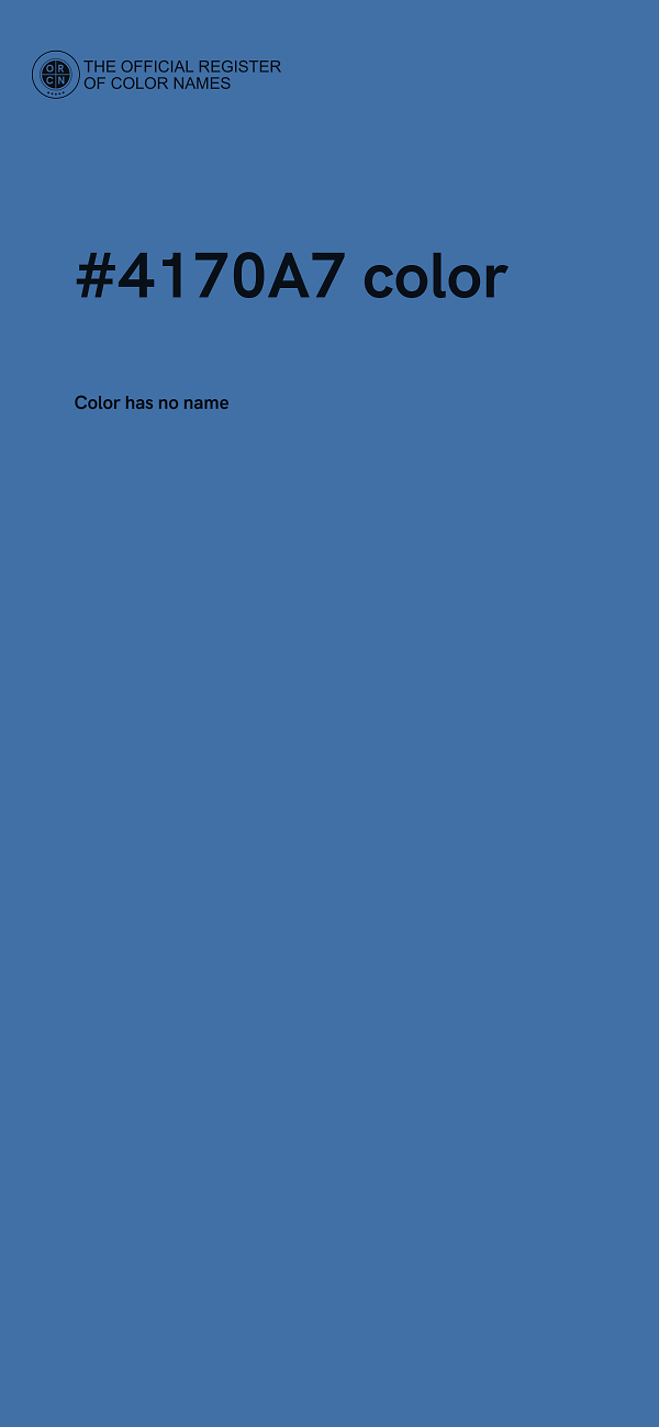 #4170A7 color image