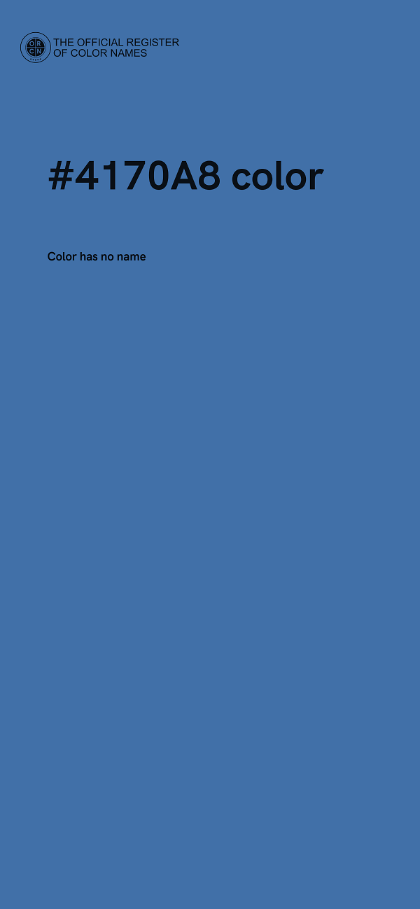 #4170A8 color image