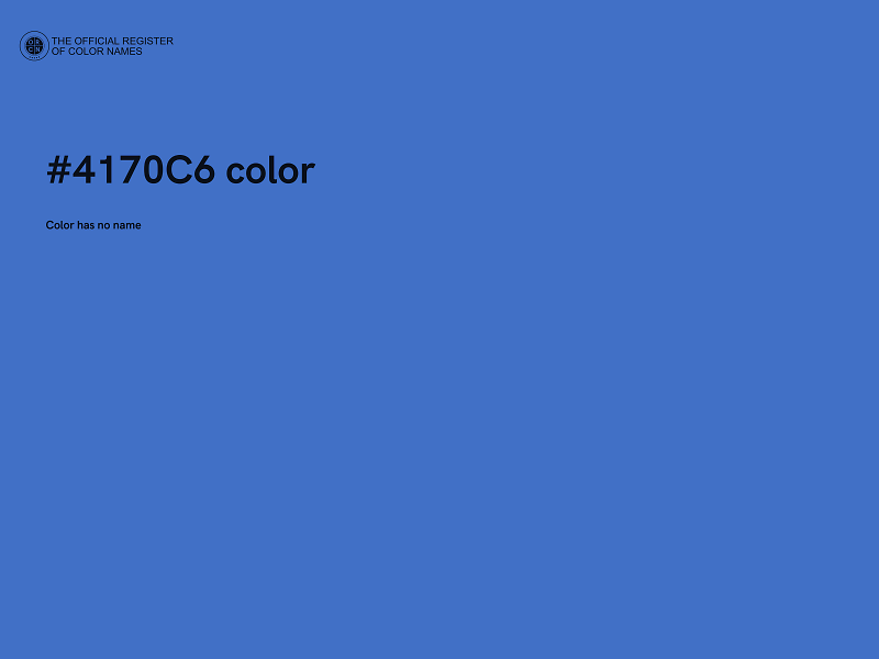 #4170C6 color image