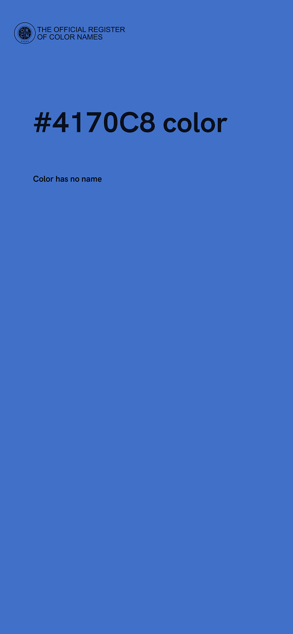 #4170C8 color image