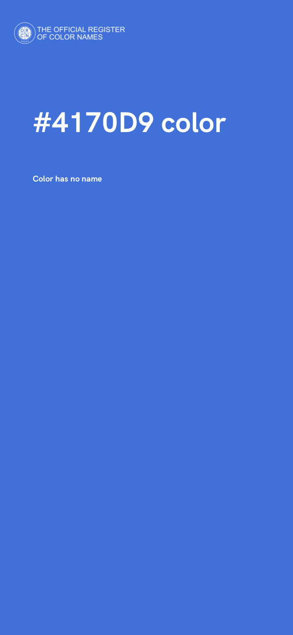 #4170D9 color image