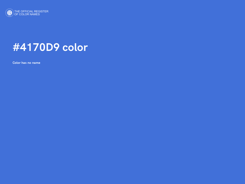 #4170D9 color image