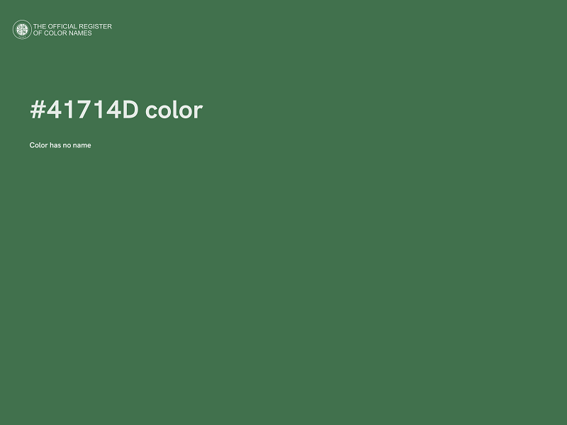 #41714D color image