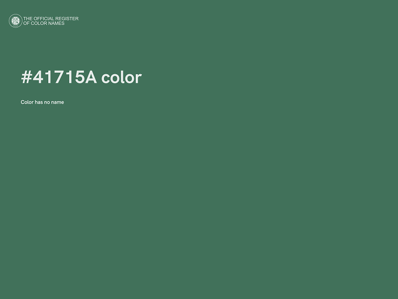 #41715A color image