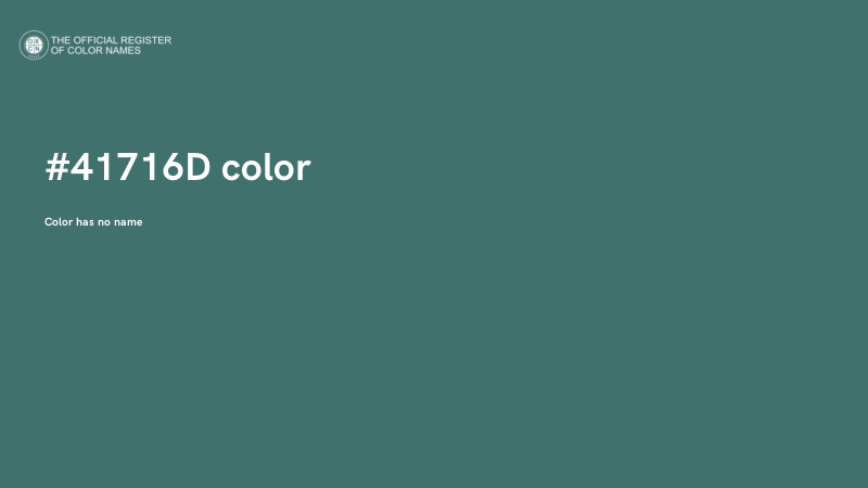 #41716D color image