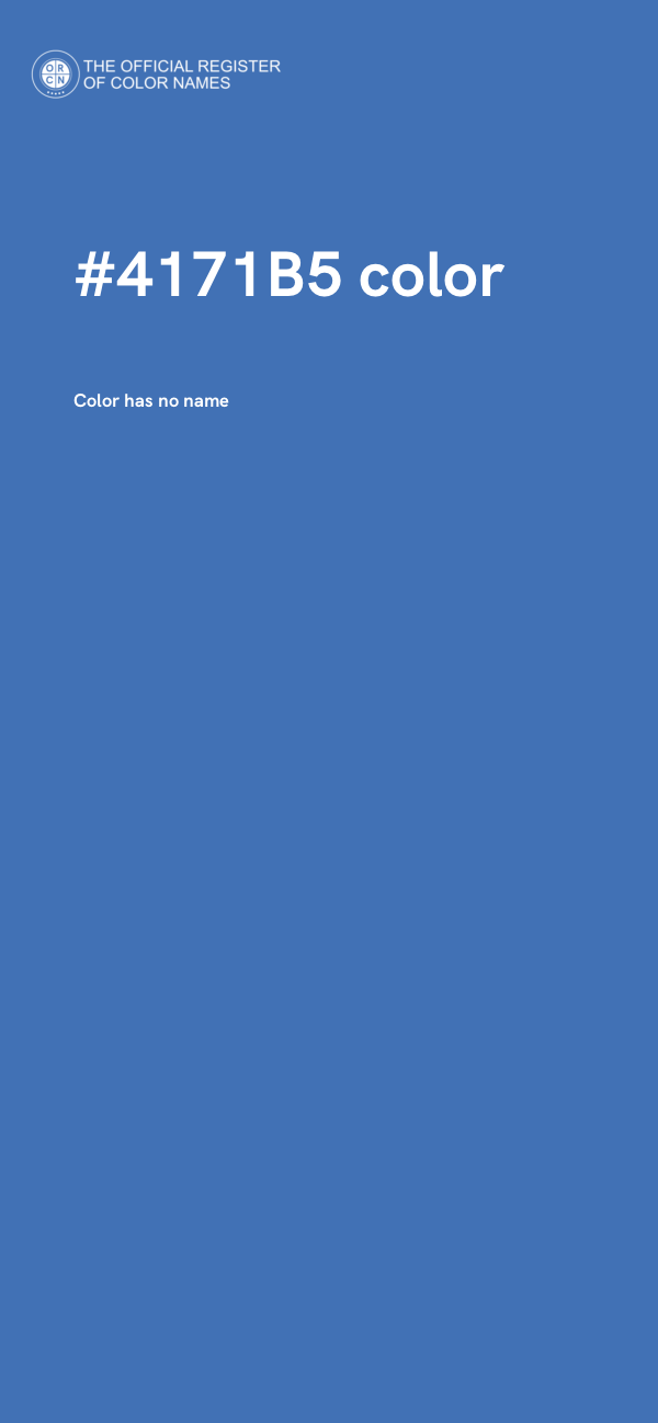#4171B5 color image